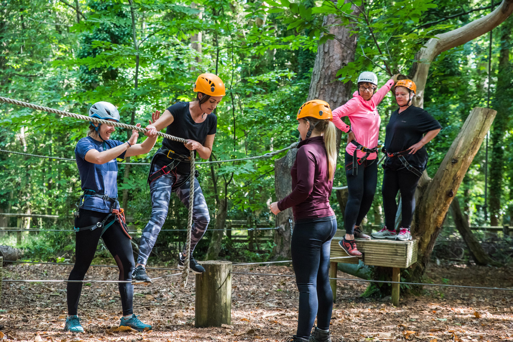 High and Low Ropes for Corporate Groups